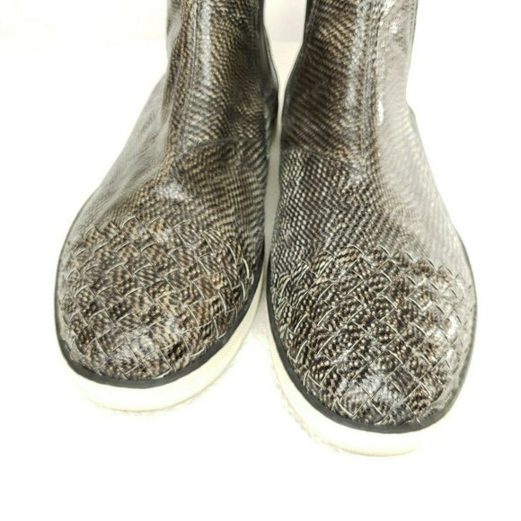 Bottega Veneta Intrecciato Chelsea Sneakers Sz 11 - Picture 5 of 8
